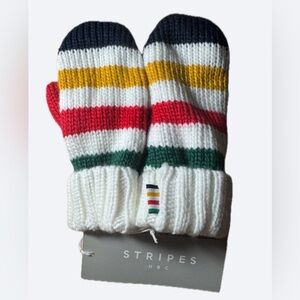 NEW Stripes Hudson’s Bay HBC Children’s Mittens 2-5X
